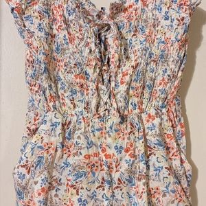 Floral Lily Rose Romper